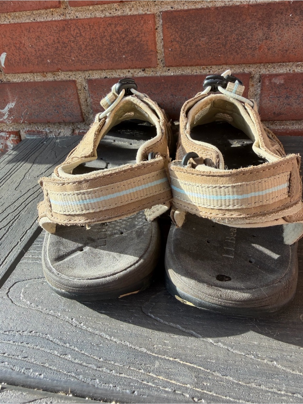 L.L. Bean Sport River Hiking Sandals Outdoor Water Trail Shoes Comfort Size 9 - Picture 8 of 15